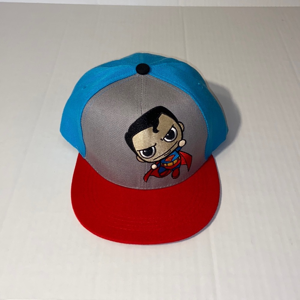 Six Flags Chibi Superman DC Comics Snapback Hat Cap